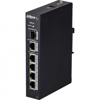 4 портовый индустриальный коммутатор 2-го уровня DAHUA DH-PFS3106-4T