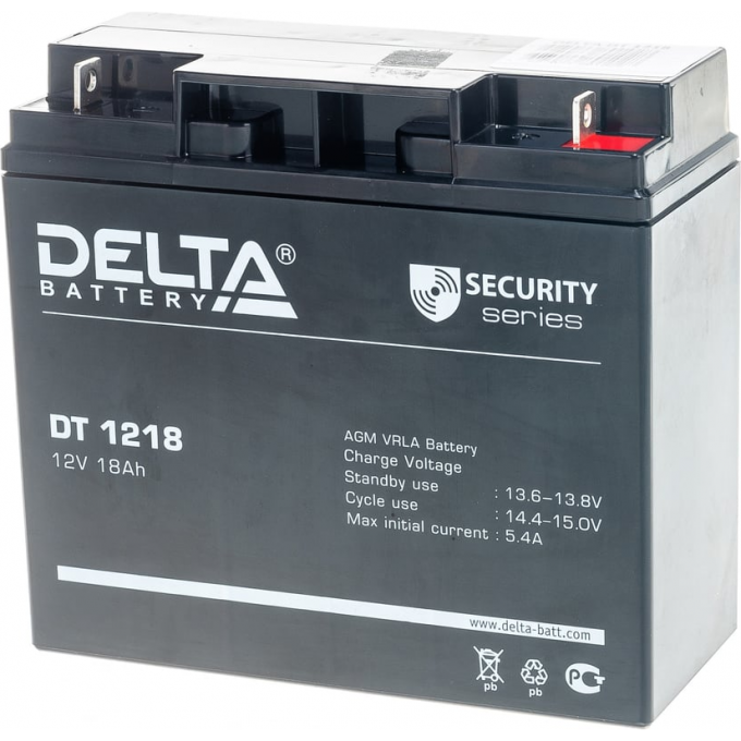 Батарея аккумуляторная DELTA DT 1218 Батарея аккумуляторная DELTA DT 1218