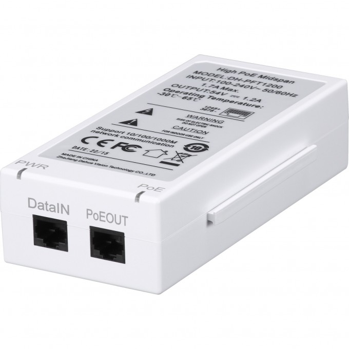Инжектор DAHUA DH-PFT1200 Инжектор DAHUA DH-PFT1200