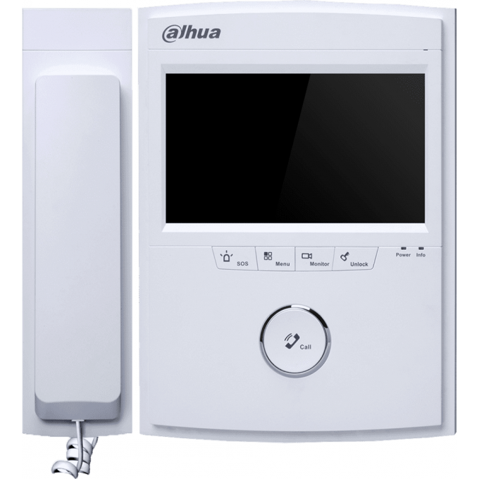 IP-монитор DAHUA DH-VTH1520AS-H с трубкой, для видеодомофона DHI-VTH1520AS-H IP-монитор DAHUA DH-VTH1520AS-H с трубкой, для видеодомофона DHI-VTH1520AS-H