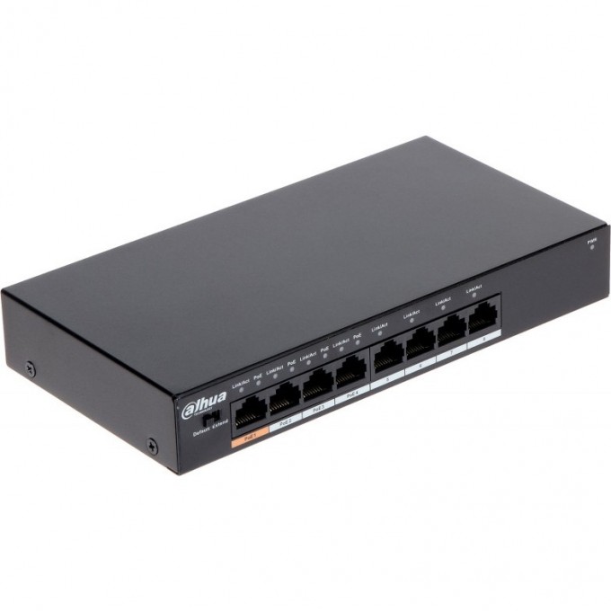 Неуправляемый Fast Ethernet PoE-коммутатор DAHUA DH-PFS3008-8ET-60 Неуправляемый Fast Ethernet PoE-коммутатор DAHUA DH-PFS3008-8ET-60