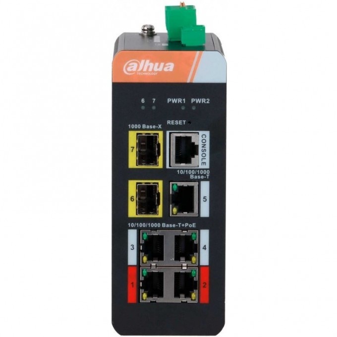 Управляемый коммутатор DAHUA 4-портовый гигабитный с PoE DH-IS4207-4GT-120 Управляемый коммутатор DAHUA 4-портовый гигабитный с PoE DH-IS4207-4GT-120